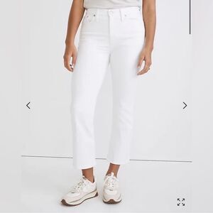Madewell White Cali-Demi Boot Pants Size 29 Petite